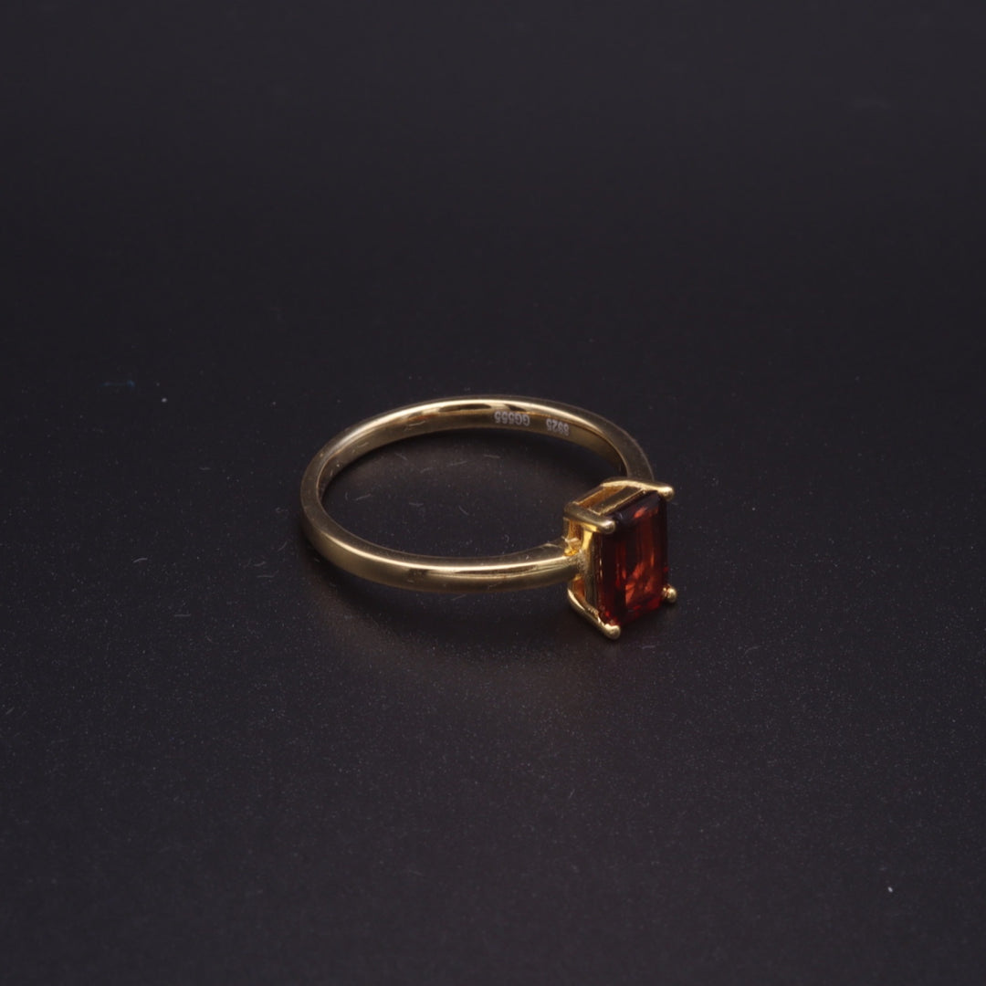 Princess Garnet Ring