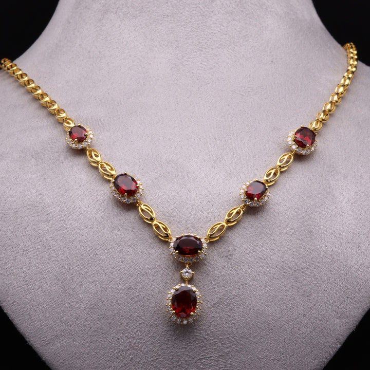 Power Garnet Necklace