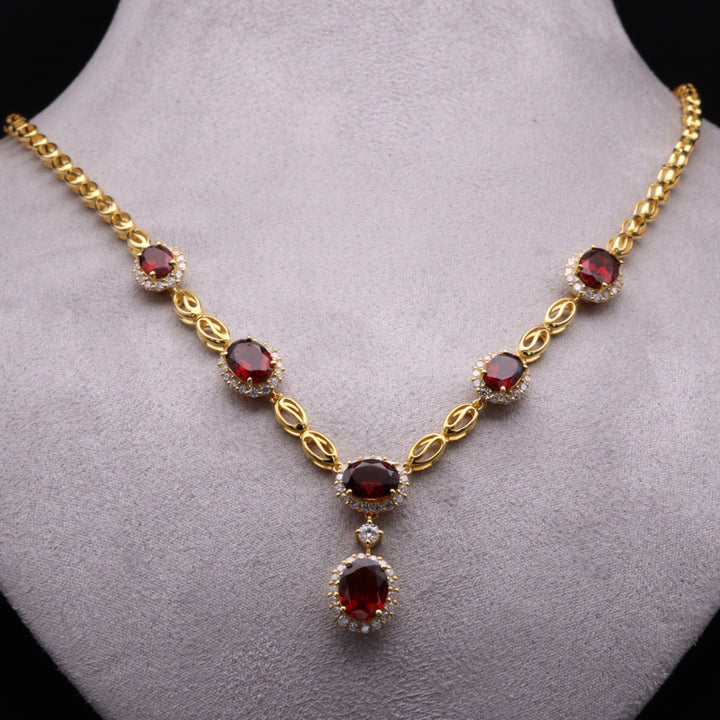 Power Garnet Necklace