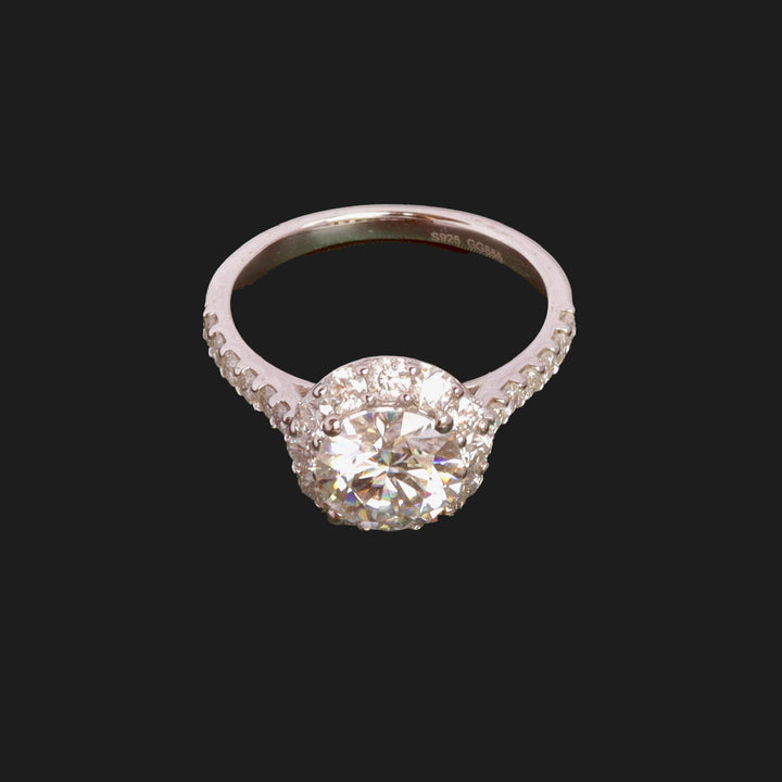 Yin Solitare ring